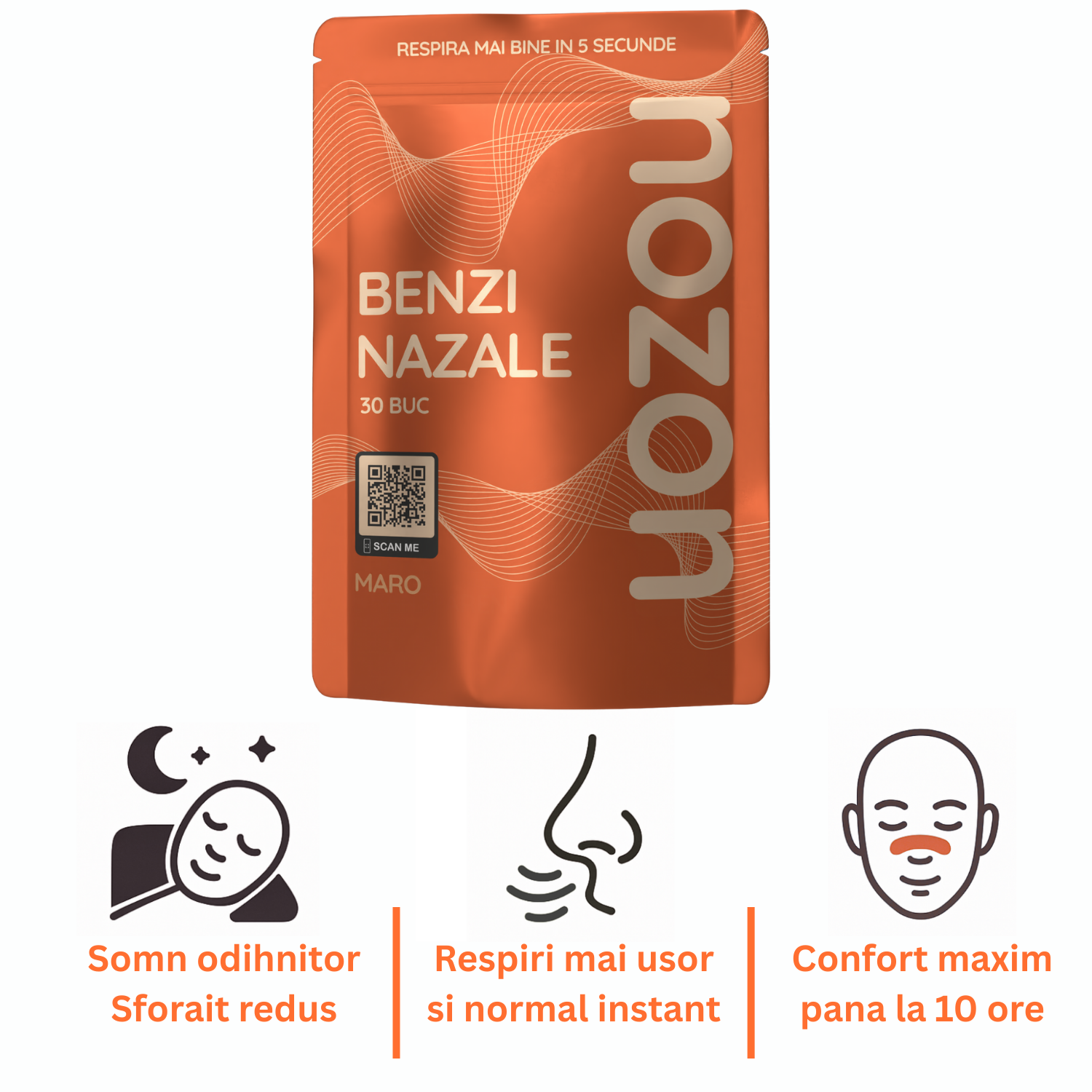 NOZON™ Benzi Nazale - Set de 30 bucati
