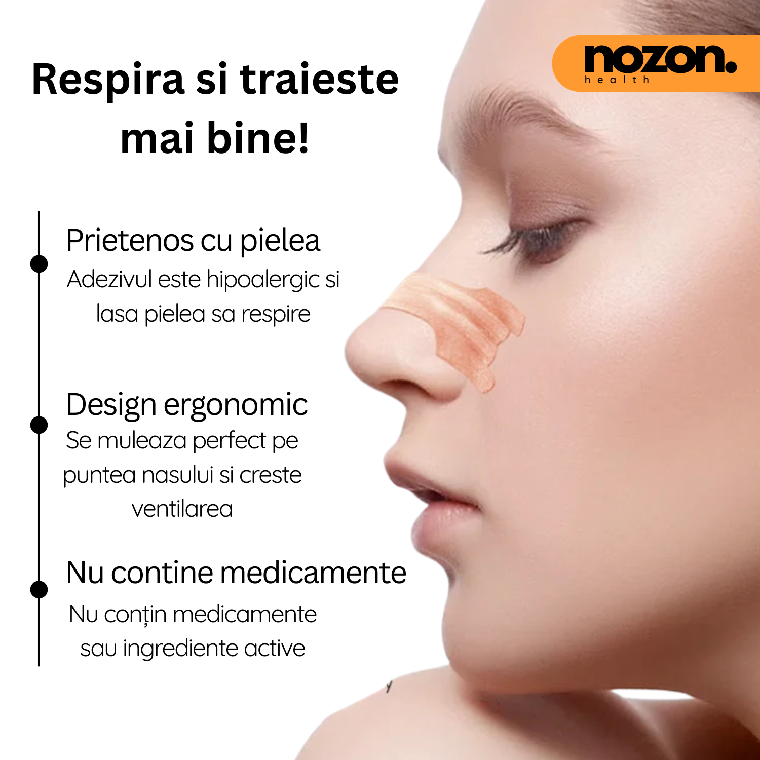 NOZON™ Benzi Nazale - Set de 30 bucati